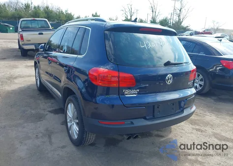 2014 Volkswagen Tiguan Se из США, поврежденный, VIN WVGBV3AX3EW583221